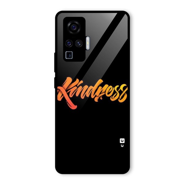 Kindness Glass Back Case for Vivo X50 Pro