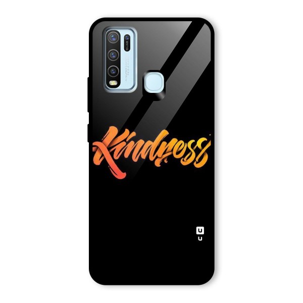 Kindness Glass Back Case for Vivo Y50