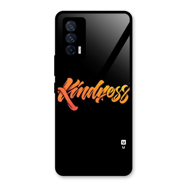 Kindness Glass Back Case for Vivo iQOO 7 5G