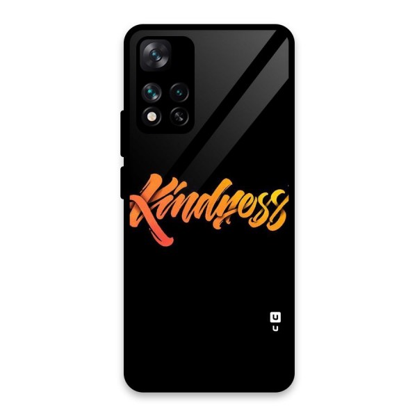 Kindness Glass Back Case for Xiaomi 11i HyperCharge 5G