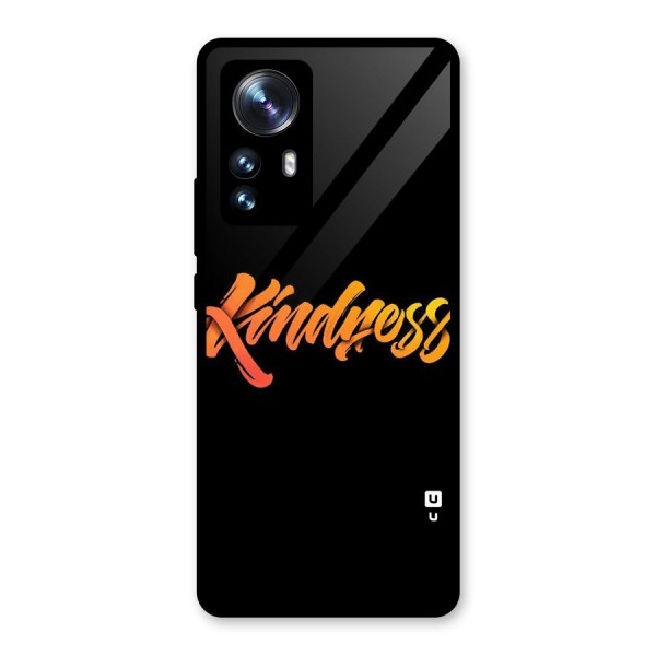 Kindness Glass Back Case for Xiaomi 12 Pro