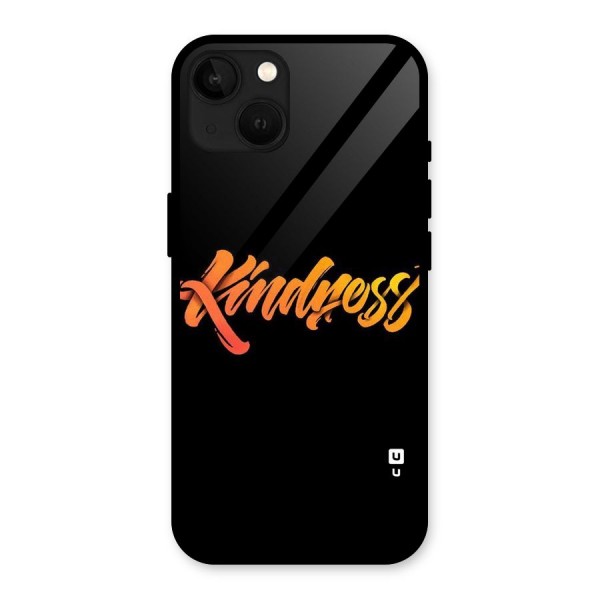 Kindness Glass Back Case for iPhone 13