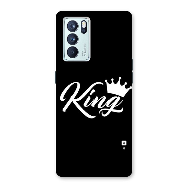 King Crown Typography Back Case for Oppo Reno6 Pro 5G