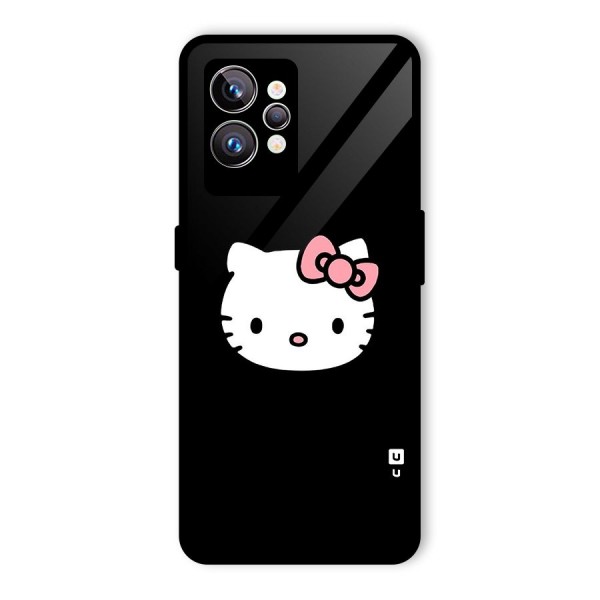 Kitty Cute Glass Back Case for Realme GT2 Pro