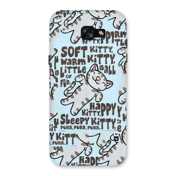 Kitty Pattern Back Case for Galaxy A7 (2017)