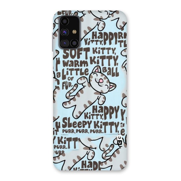 Kitty Pattern Back Case for Galaxy M31s