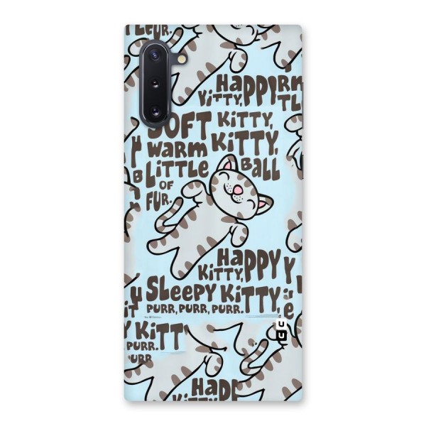 Kitty Pattern Back Case for Galaxy Note 10