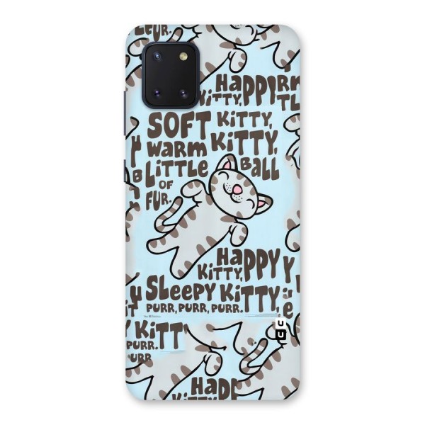 Kitty Pattern Back Case for Galaxy Note 10 Lite