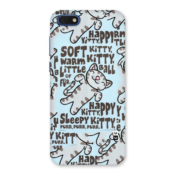 Kitty Pattern Back Case for Honor 7s