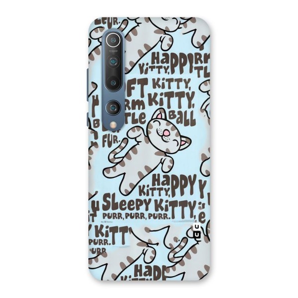 Kitty Pattern Back Case for Mi 10