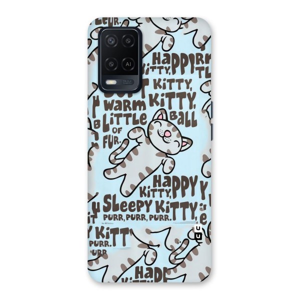 Kitty Pattern Back Case for Oppo A54