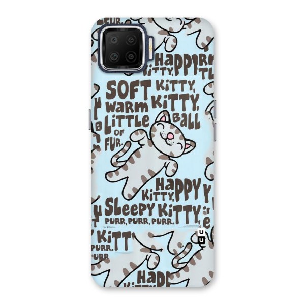 Kitty Pattern Back Case for Oppo F17