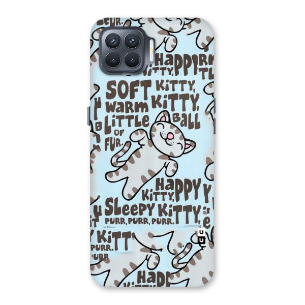 Kitty Pattern Back Case for Oppo F17 Pro