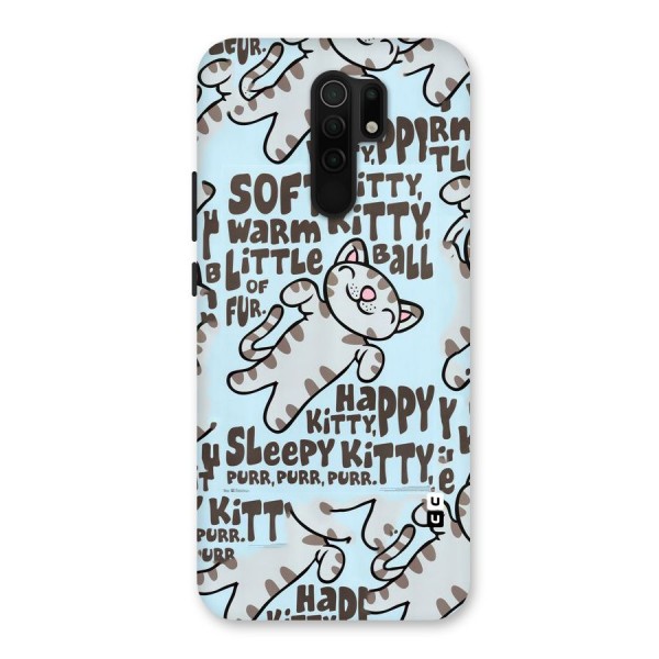 Kitty Pattern Back Case for Redmi 9 Prime