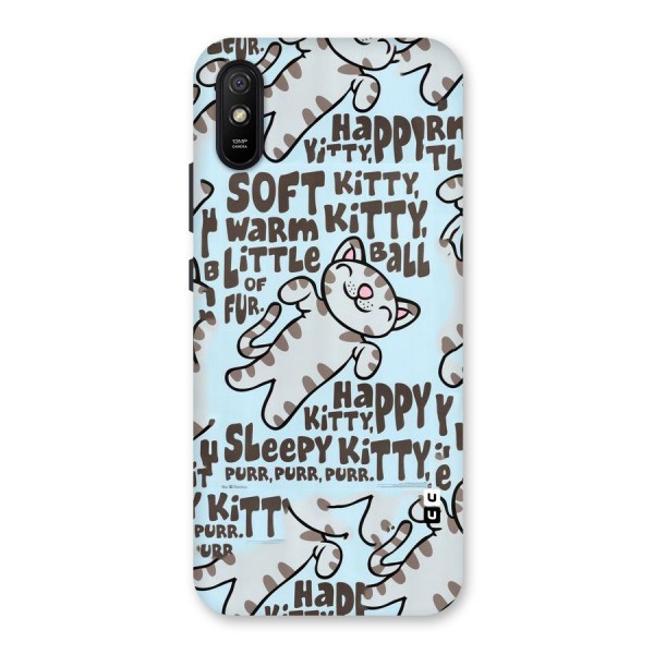 Kitty Pattern Back Case for Redmi 9i