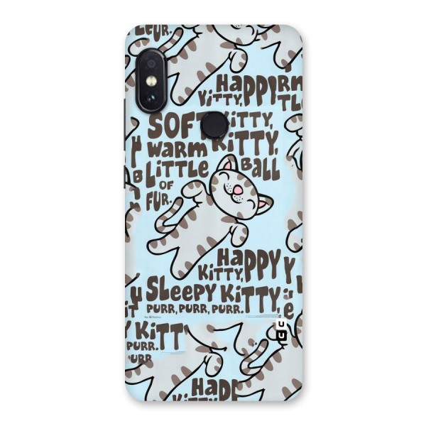 Kitty Pattern Back Case for Redmi Note 5 Pro