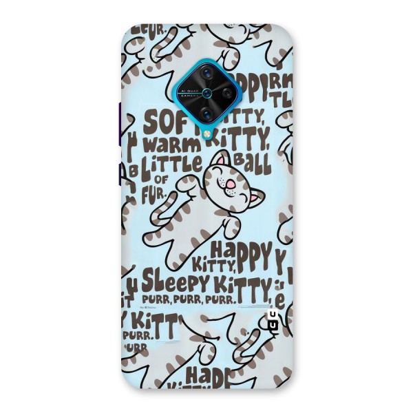 Kitty Pattern Back Case for Vivo S1 Pro