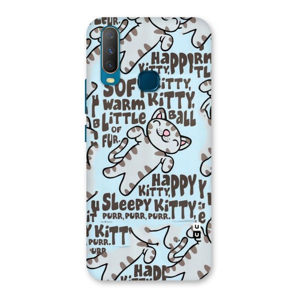 Kitty Pattern Back Case for Vivo U10