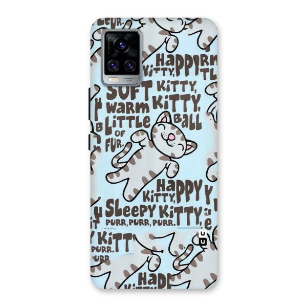 Kitty Pattern Back Case for Vivo V20 Pro