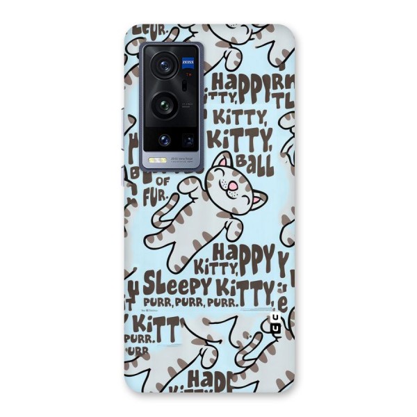 Kitty Pattern Back Case for Vivo X60 Pro Plus