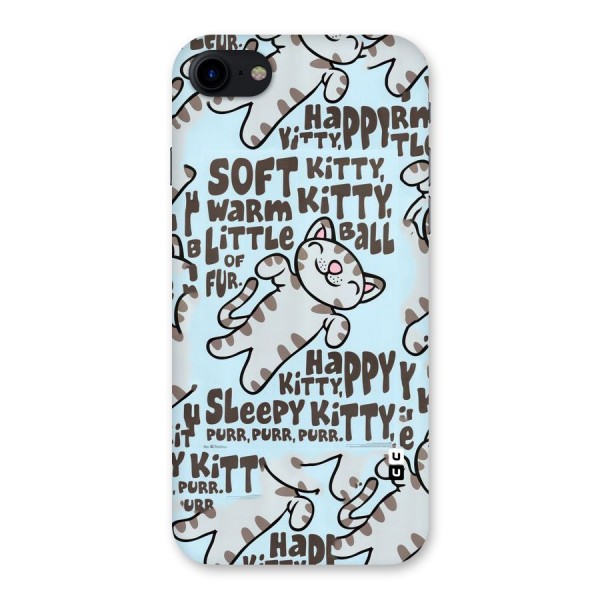 Kitty Pattern Back Case for iPhone SE 2020