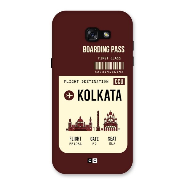 Kolkata Boarding Pass Back Case for Galaxy A7 (2017)