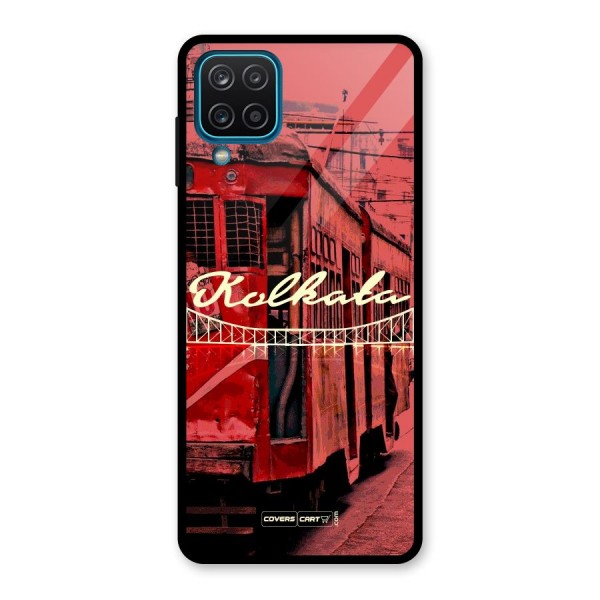 Kolkata Citystyle Glass Back Case for Galaxy A12