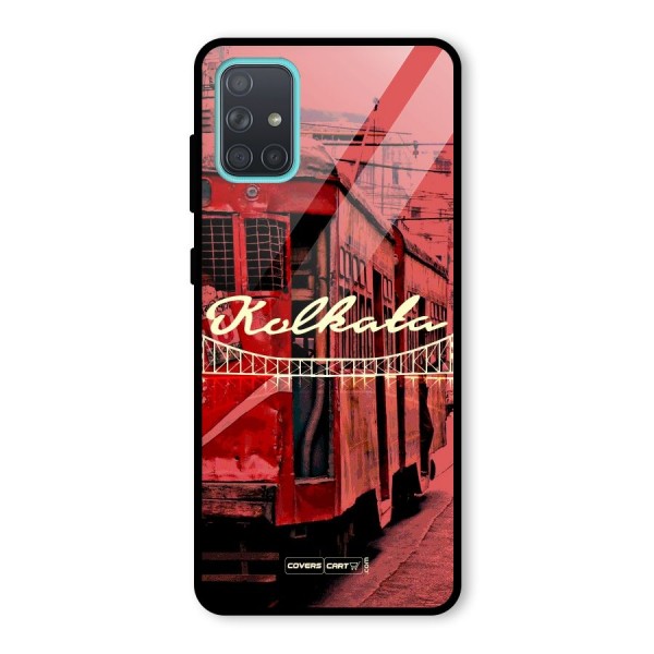 Kolkata Citystyle Glass Back Case for Galaxy A71