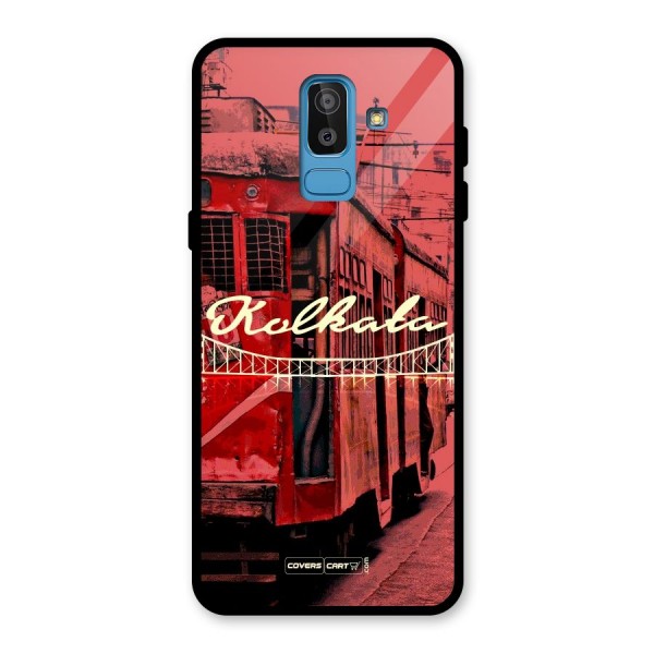 Kolkata Citystyle Glass Back Case for Galaxy J8