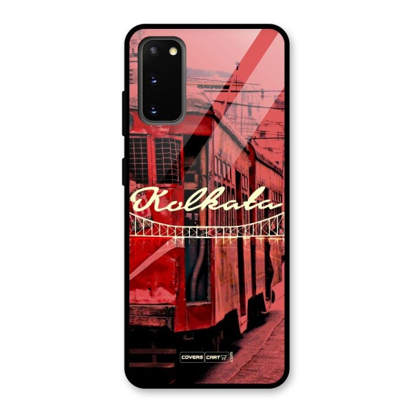 Kolkata Citystyle Glass Back Case for Galaxy S20