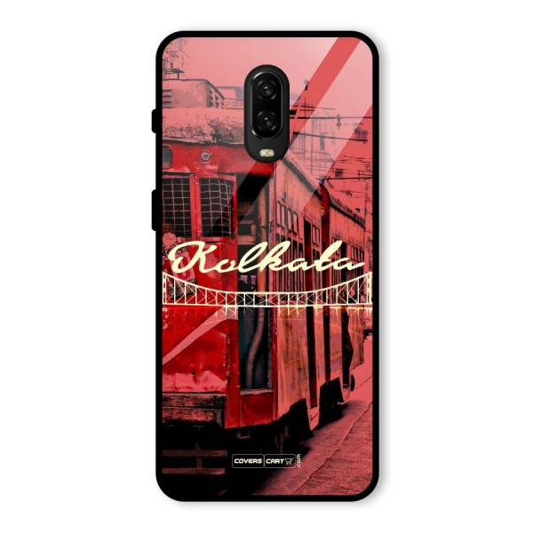 Kolkata Citystyle Glass Back Case for OnePlus 6T