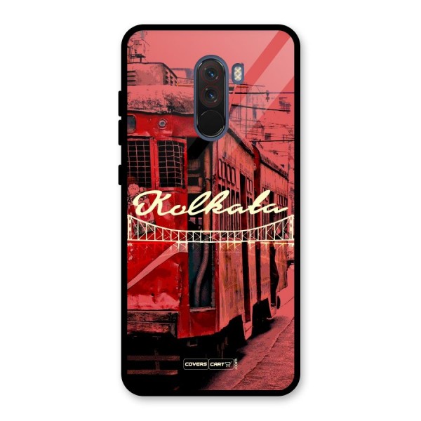 Kolkata Citystyle Glass Back Case for Poco F1