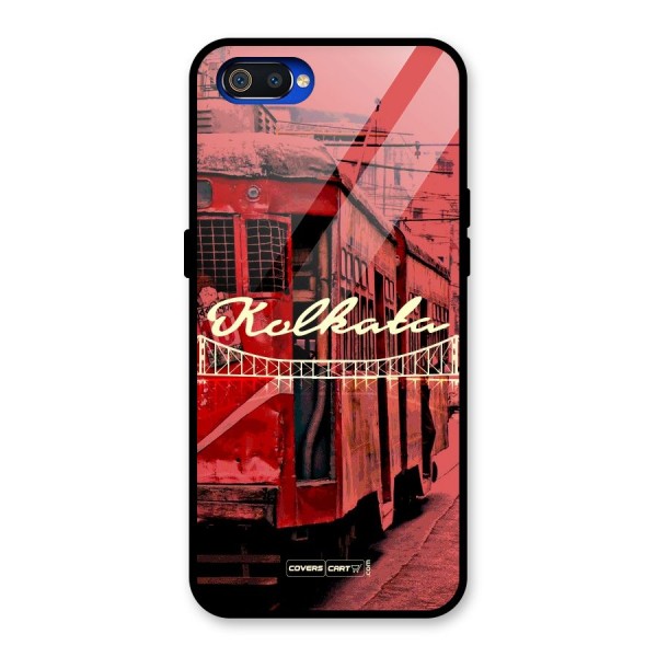 Kolkata Citystyle Glass Back Case for Realme C2