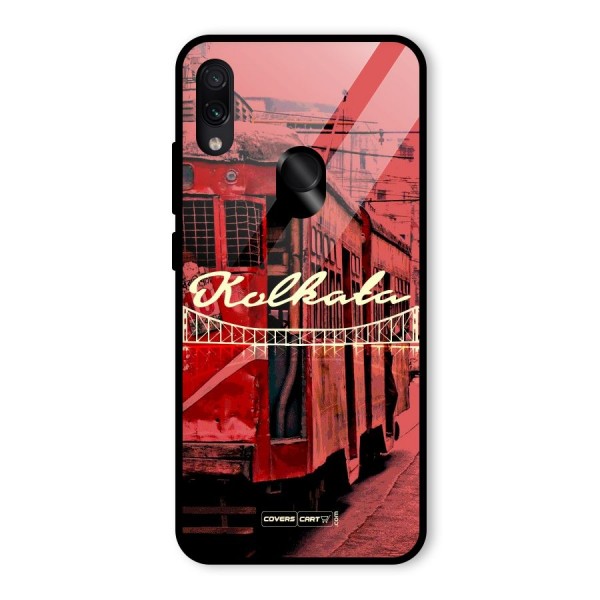 Kolkata Citystyle Glass Back Case for Redmi Note 7