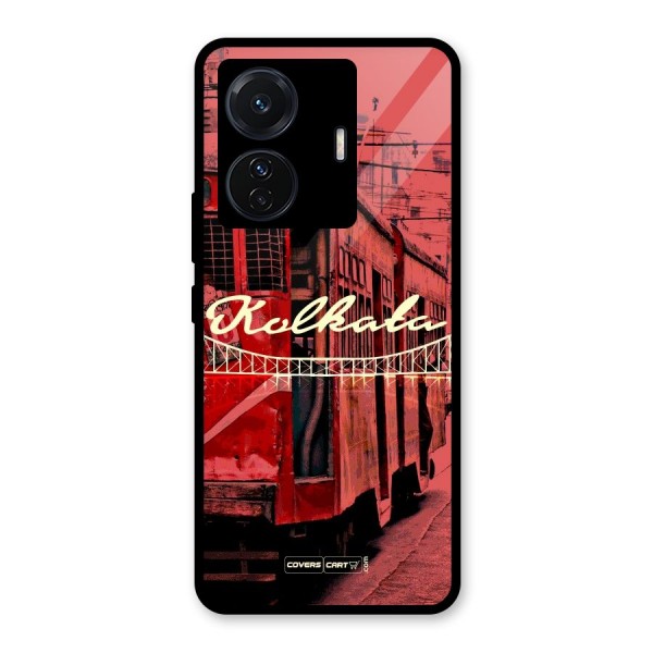 Kolkata Citystyle Glass Back Case for Vivo T1 Pro