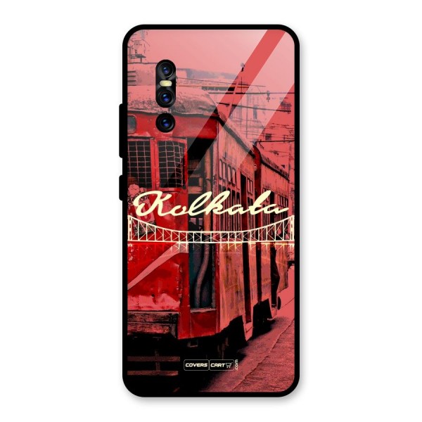 Kolkata Citystyle Glass Back Case for Vivo V15 Pro