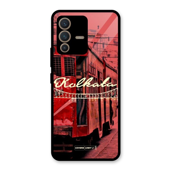 Kolkata Citystyle Glass Back Case for Vivo V23 5G