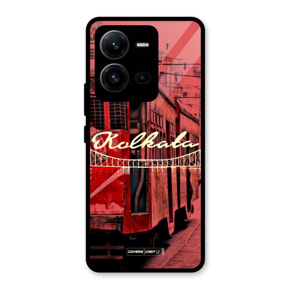 Kolkata Citystyle Glass Back Case for Vivo V25