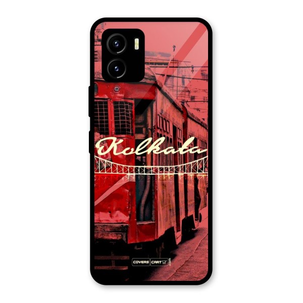 Kolkata Citystyle Glass Back Case for Vivo Y15s