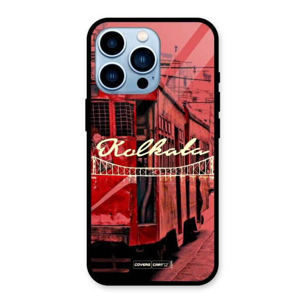 Kolkata Citystyle Glass Back Case for iPhone 13 Pro