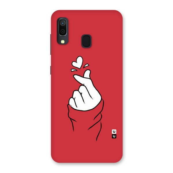 Korean Love Sign Back Case for Galaxy M10s