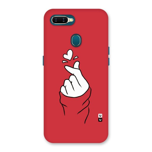 Korean Love Sign Back Case for Oppo A12