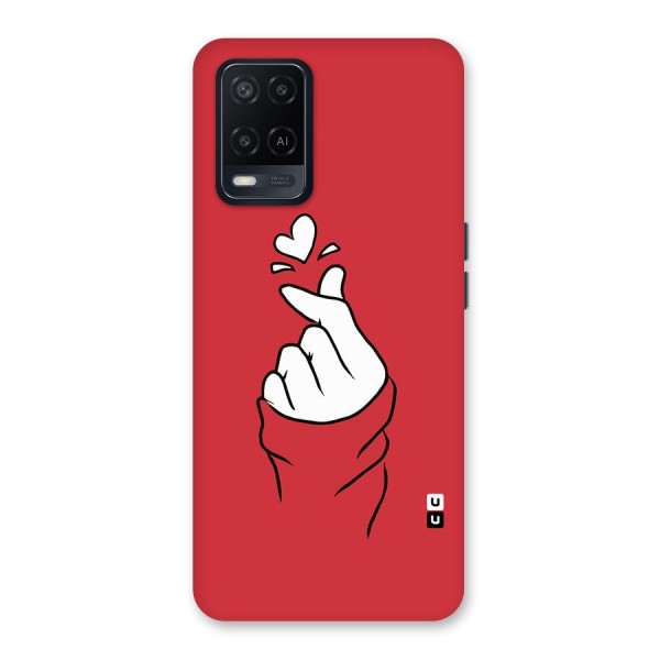 Korean Love Sign Back Case for Oppo A54