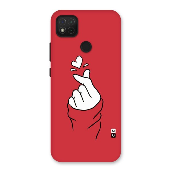 Korean Love Sign Back Case for Redmi 9C