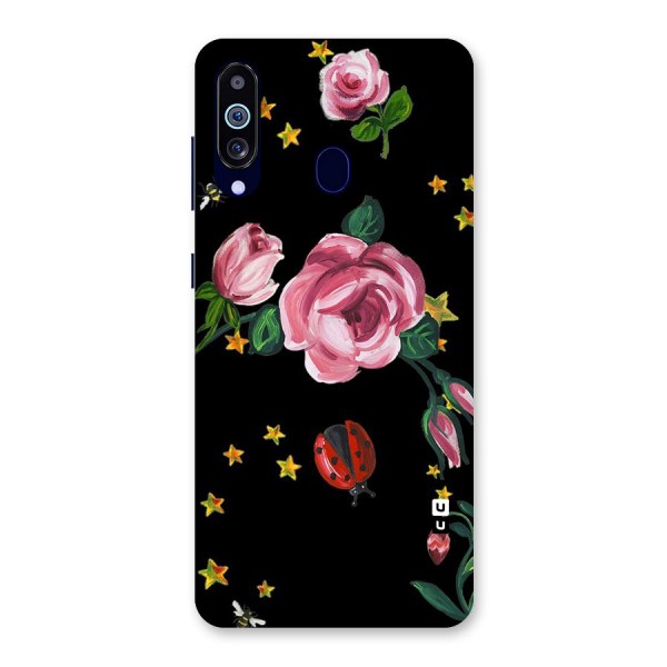 Ladybird And Floral Back Case for Galaxy A60