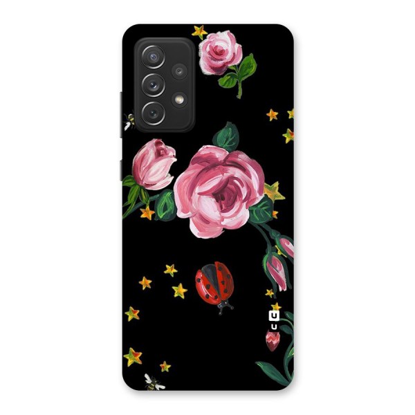 Ladybird And Floral Back Case for Galaxy A72