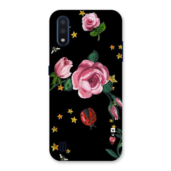 Ladybird And Floral Back Case for Galaxy M01