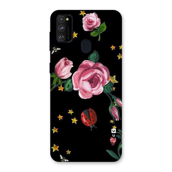 Ladybird And Floral Back Case for Galaxy M21