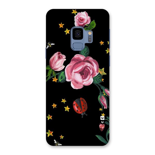 Ladybird And Floral Back Case for Galaxy S9