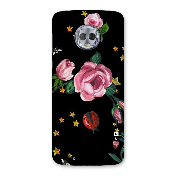 Ladybird And Floral Back Case for Moto G6